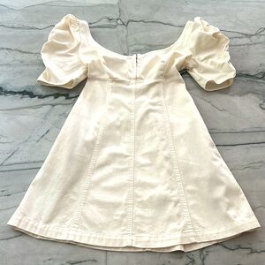 Free People Cream Cotton Mini Size XS